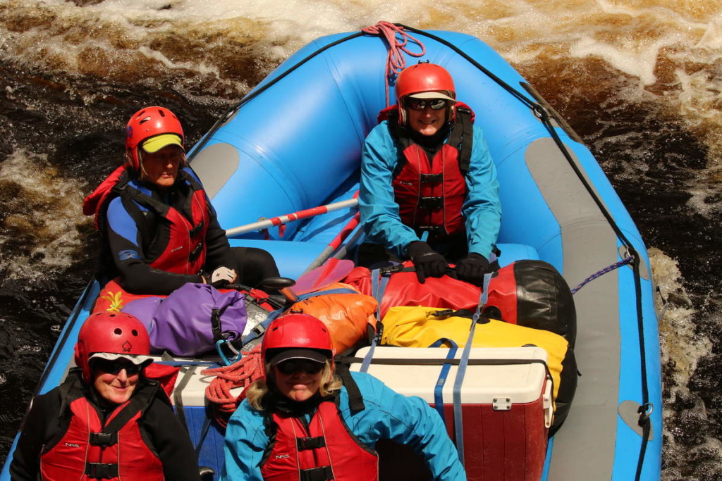 Happy Girls - at Water by Nature Tasmania, Franklin River Rafting™