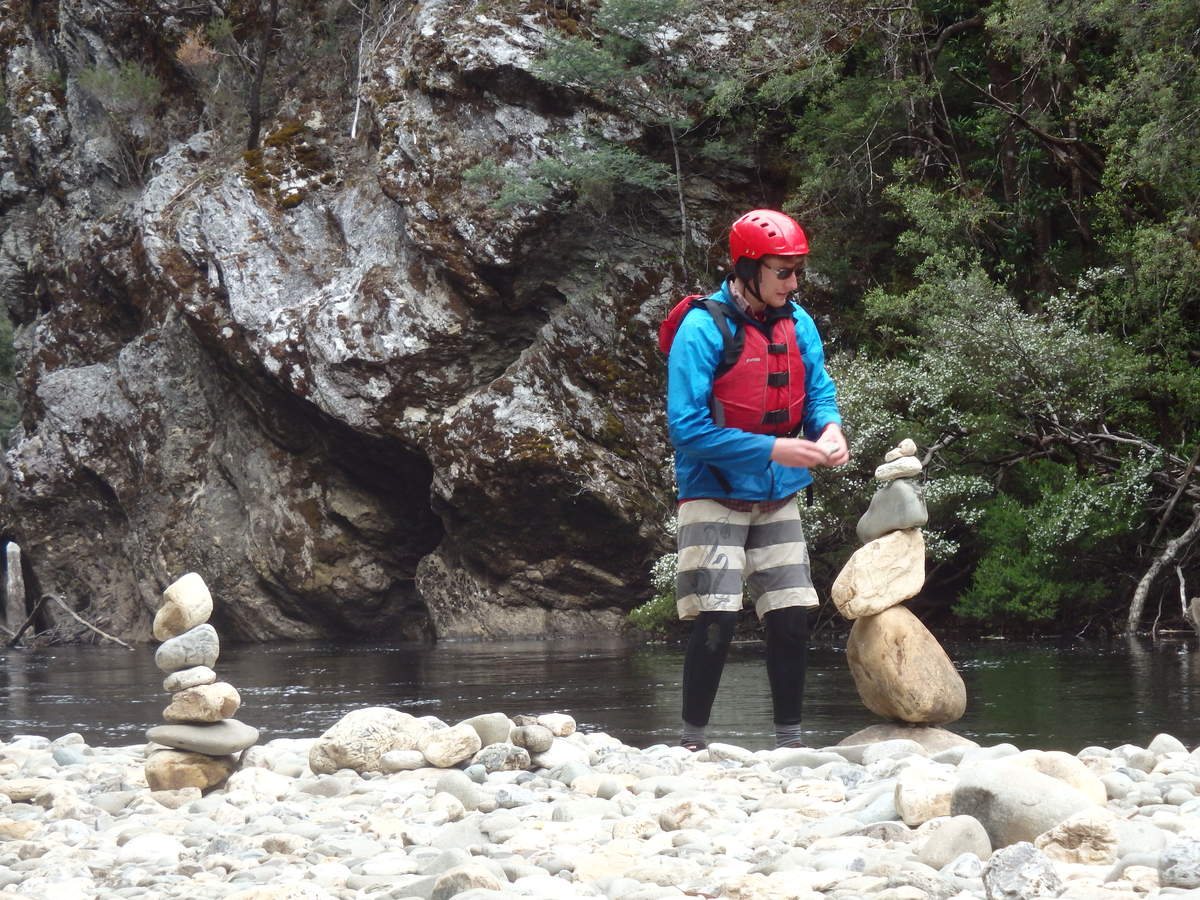 Playing with gravity - Water by Nature Tasmania - Franklin River Rafting