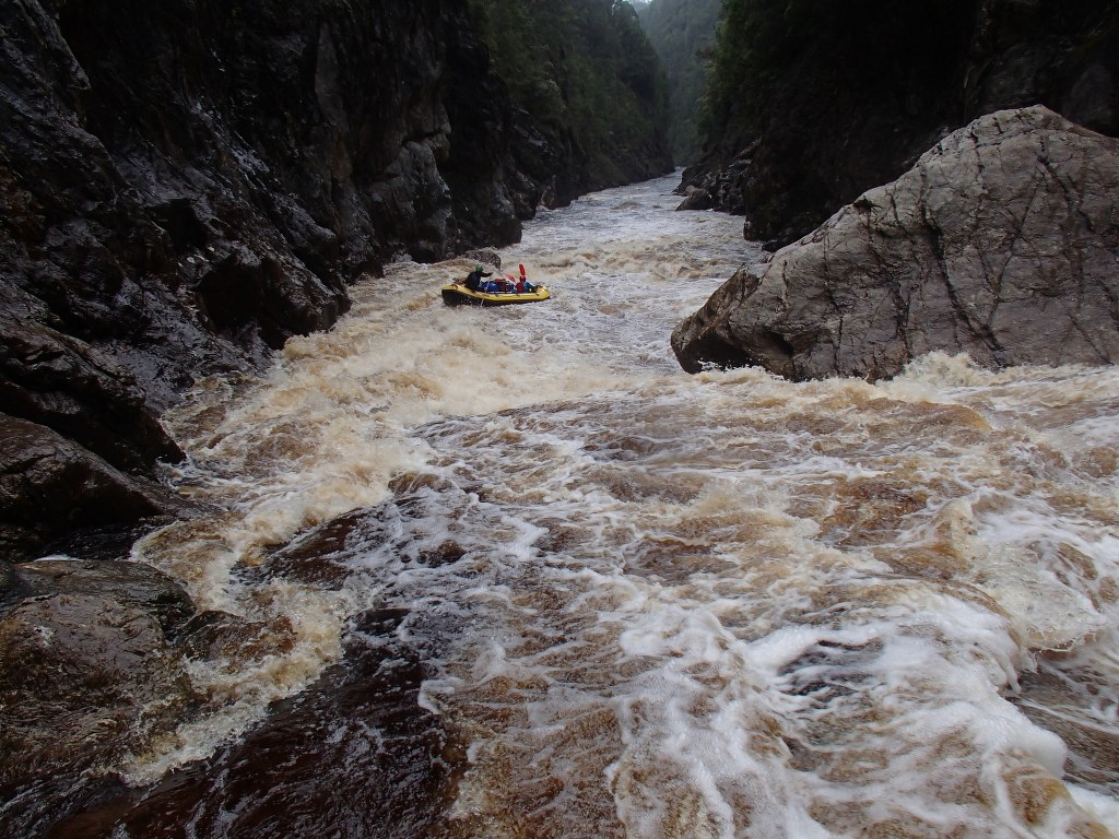 White Water Rafting 'Great Ravine' Water by Nature Tasmania, Franklin