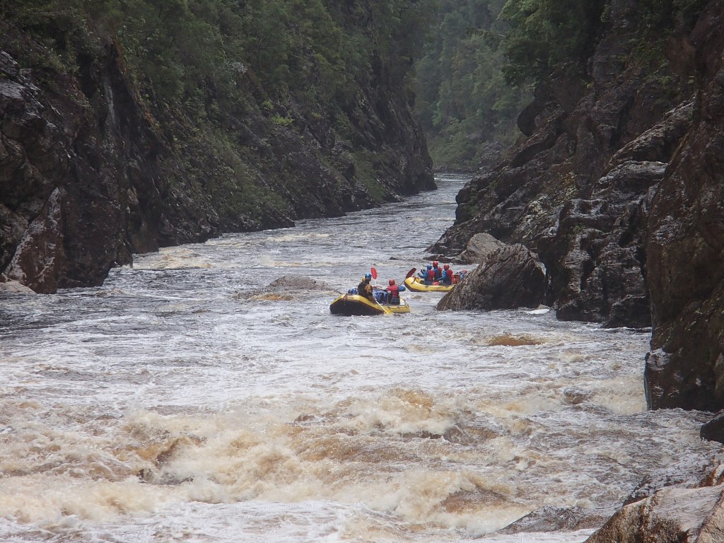 White Water Rafting 'Great Ravine' Water by Nature Tasmania, Franklin