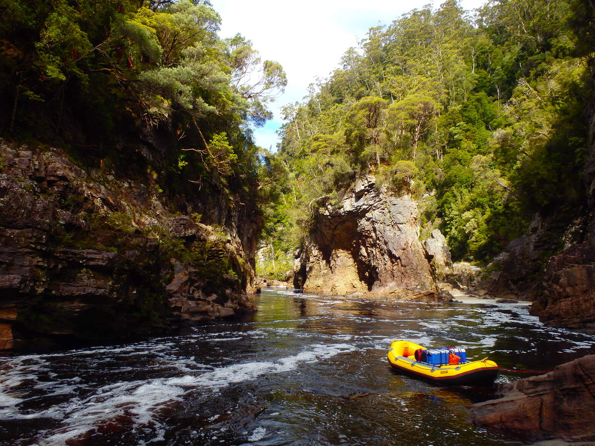 Rock Island Bend - Water by Nature Tasmania - Franklin River Rafting